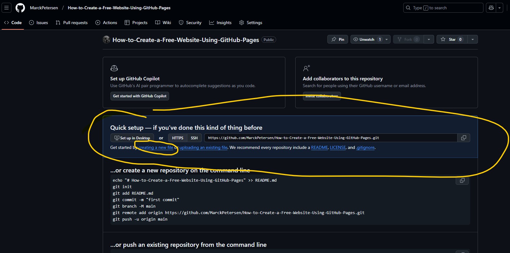 How to Create a Free Website Using GitHub Pages